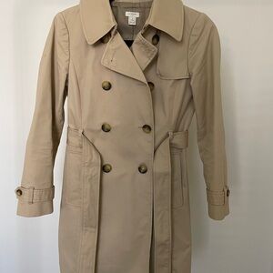 J.Crew Trench Coat, Women’s Size 0 Petite